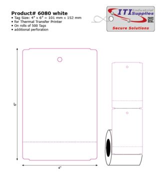 Product#6080 white-add perf (2000pcs)