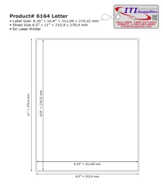 Product#6164 Letter (500pcs)